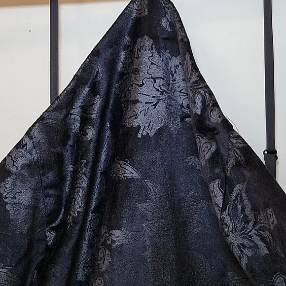 NWT Rag & Bone Retro Floral fara velvet black Halter Slit dress Size 6 - Picture 13 of 16